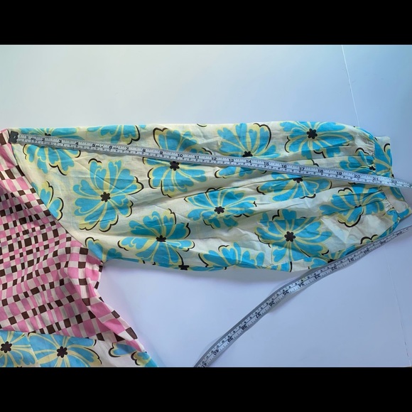 Gimaguas Womens Parati Floral Panal Printed Cotton Midi Dress Beach Cover New - Picture 16 of 16